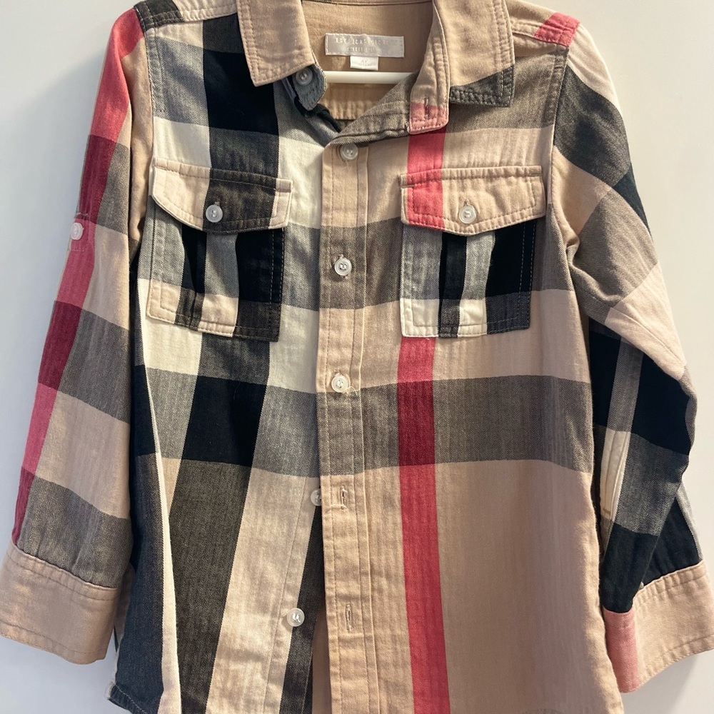 Burberry Kids Plaid Shirt